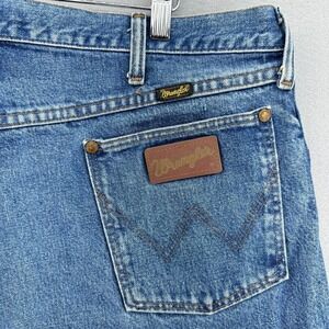 VTG Wrangler Made USA Straight Leg Classic Fit 40x30 (39x29) Grunge Western 90s